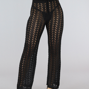 OP=OP.50.NL Zwarte Gehaakte Broek