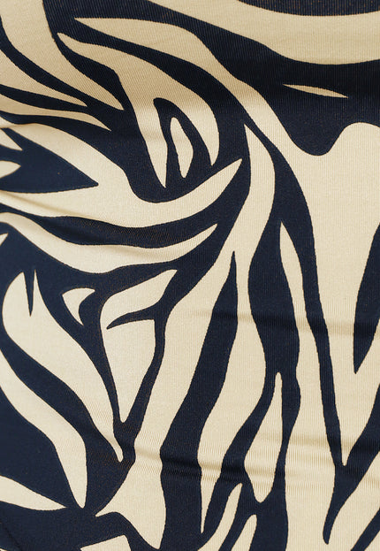 OP=OP.AV.09 Beige Zebra Print Crop Top