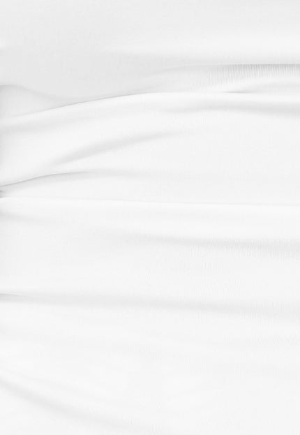 NEW1206 Top met Vierkante Hals in Wit