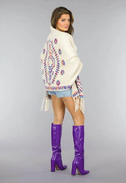 OP=OP.05.S Paarse Croco Laars met Spitse Neus