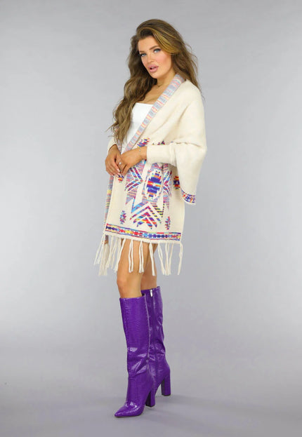 OP=OP.05.S Paarse Croco Laars met Spitse Neus