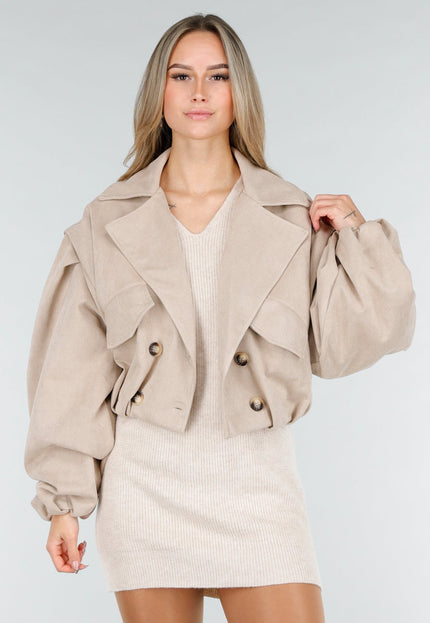 NEW121125 Beige Suède Look Jasje