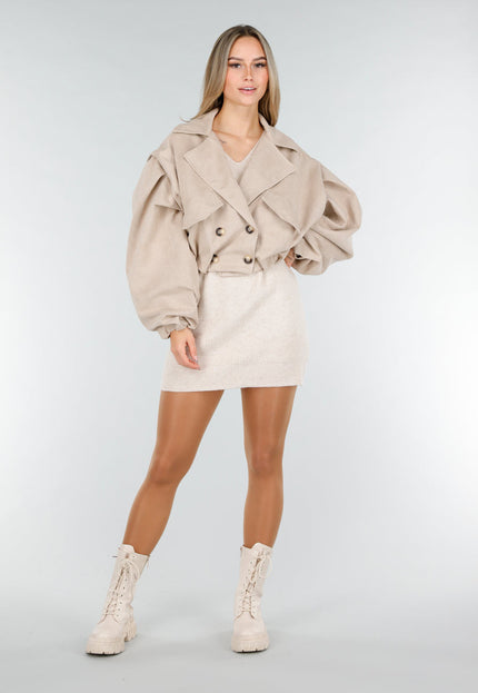 NEW121125 Beige Suède Look Jasje