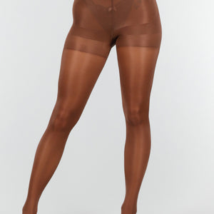 NEW121125 Bruine 40 Den Glanzende Panty