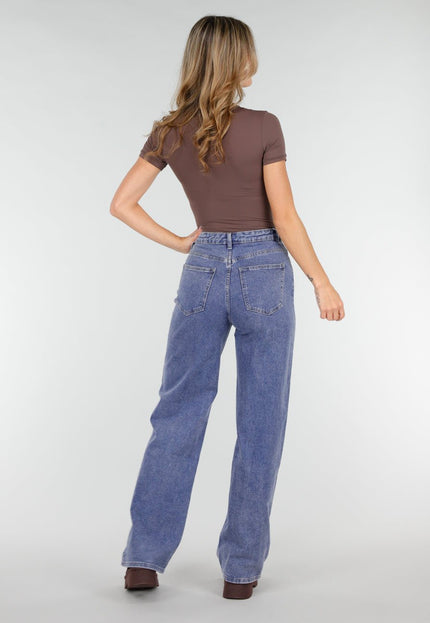 OP=OP.03.NL Bruine Skins Stringbody met Korte Mouwen