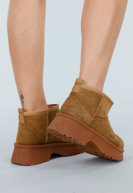 NEW121125 Lage Camel Snowboots