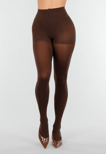 NEW121125 Donkerbruine 120 Den Panty