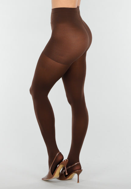 NEW121125 Donkerbruine 120 Den Panty