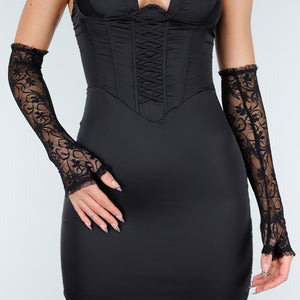 NEW121125 Kanten Stretch Handschoenen