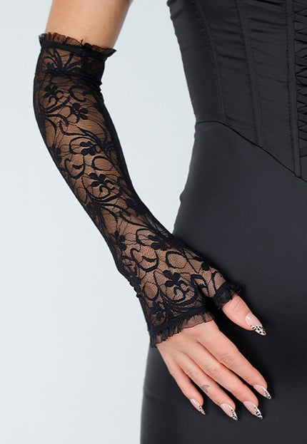 NEW121125 Kanten Stretch Handschoenen