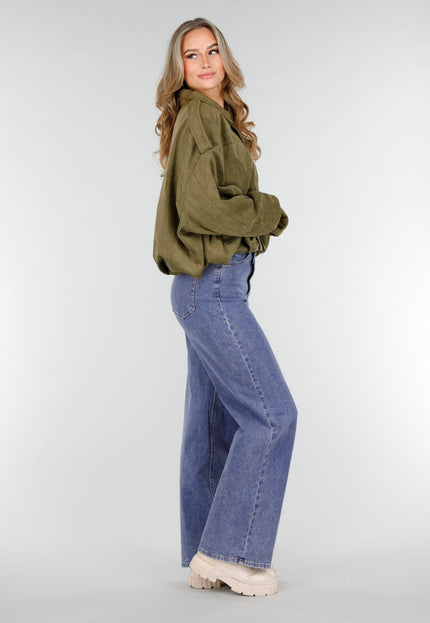 NEW121125 Khaki Suède Look Jas