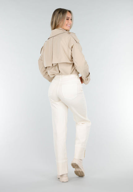 NEW121125 Lichtbeige Trenchcoat