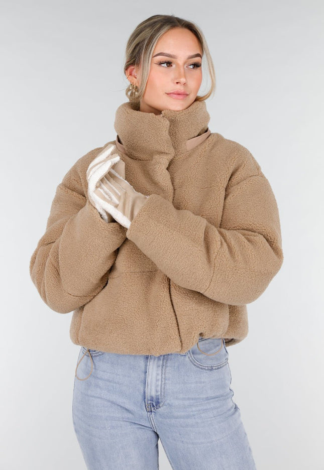 NEW121125 Suède Handschoenen met Boucle