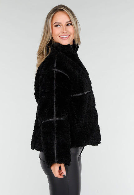 NEW121125 Zwarte Teddy Jas