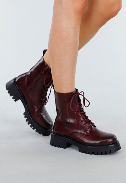 OP=OP.01.NL Bordeaux Veterlaarzen met Grove Zolen