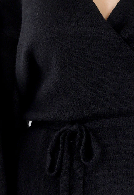 NEW130825 Gebreide Set met Ballonmouwen