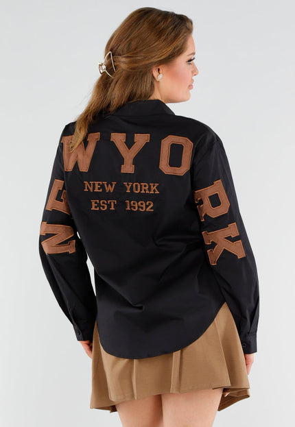 NEW130825 Zwarte Blouse New York