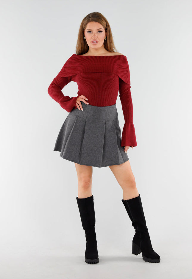 OP=OP.08.NL Zwarte Knielaarzen met Suedelook