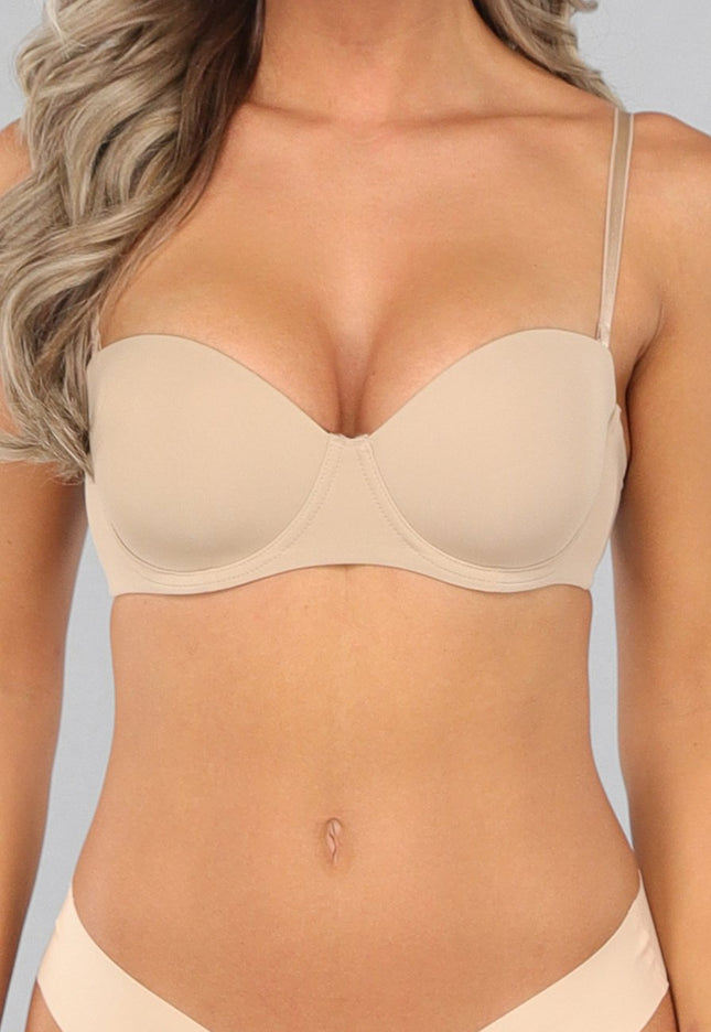 NEW1311 Nude Push Up Bh met Balconette Model