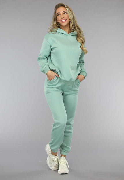 NEW1312 Fleece Joggingpak in Mint