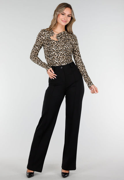 NEW140126 Luipaardprint Top met Stretch