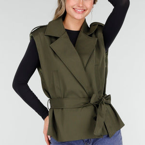 OP=OP.10.NL Overslag Gilet Groen