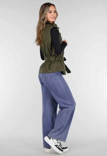 OP=OP.10.NL Overslag Gilet Groen