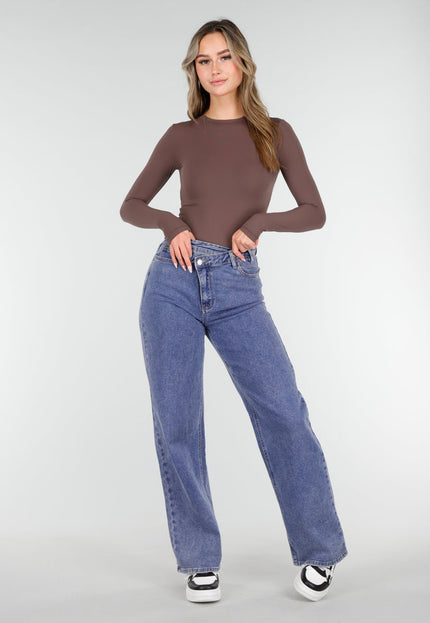 NEW140126 Stretch Top Bruin