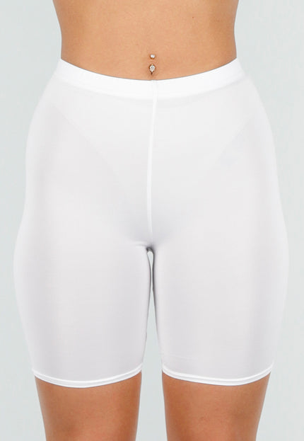 NEW140126 Witte Biker Short