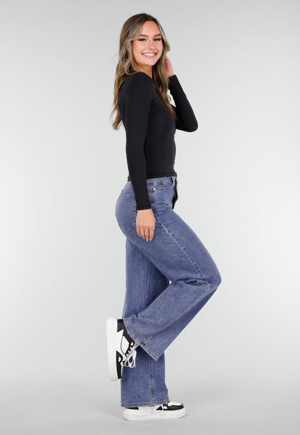 NEW140126 Zwarte Basic Stretch Top