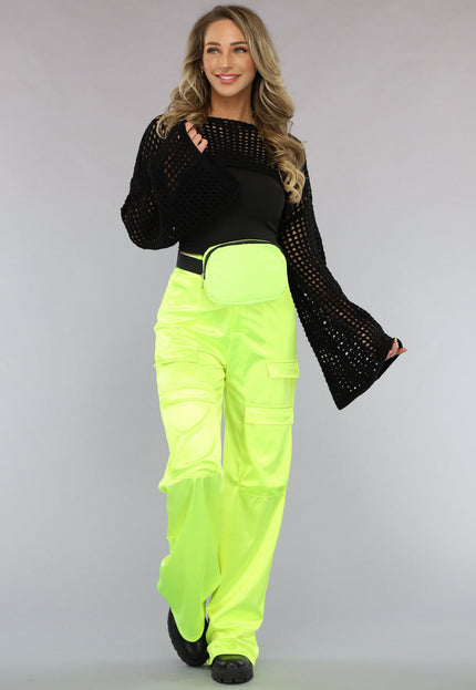 NEW1402 Neon Groene Festival Tas