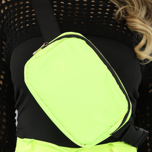 NEW1402 Neon Groene Festival Tas