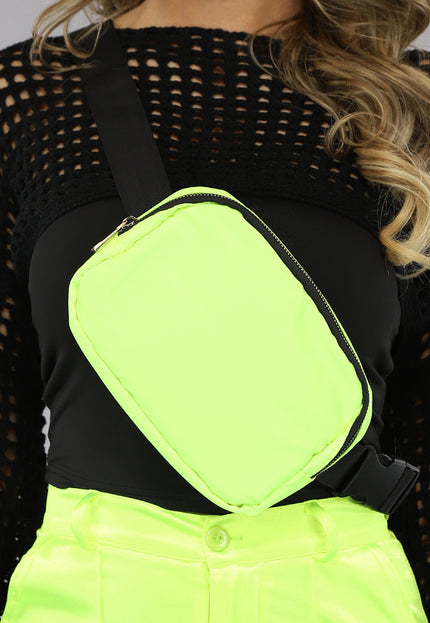 NEW1402 Neon Groene Festival Tas
