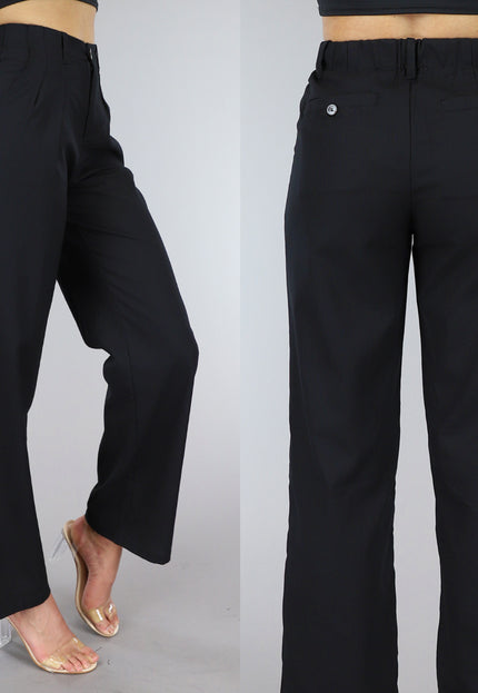 NEW1406 Zwarte Paperbag Broek