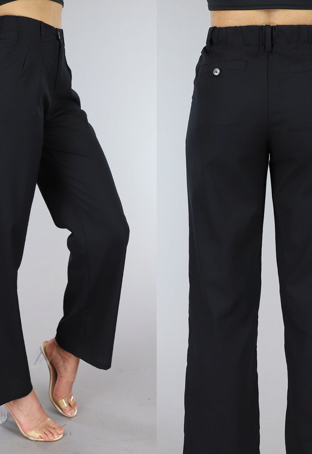 NEW1406 Zwarte Paperbag Broek
