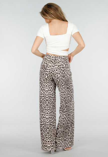 NEW150426 Crème Crop Top met Wrap Detail
