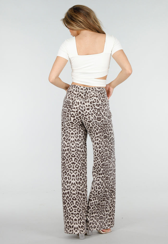 NEW150426 Crème Crop Top met Wrap Detail