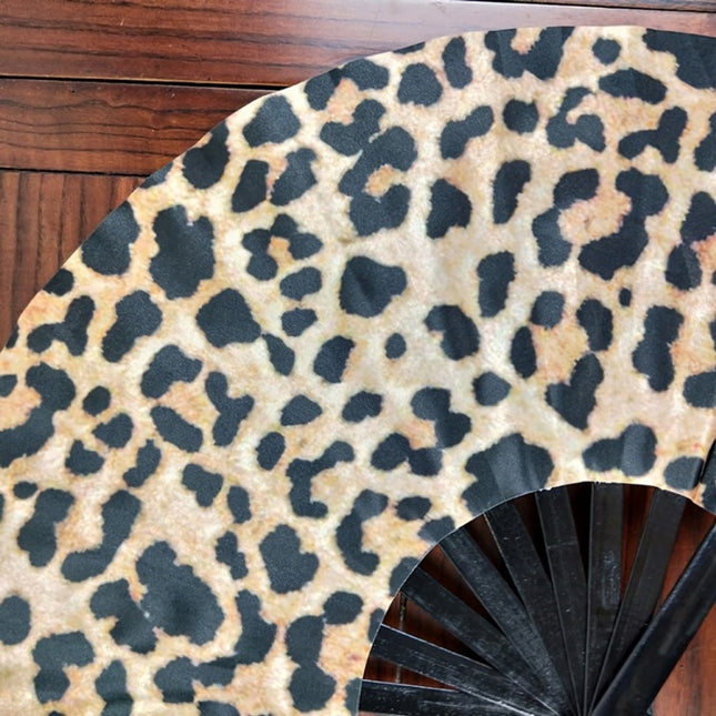 NEW1506 XXL Party Waaier Panterprint
