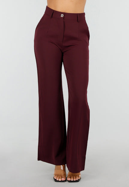 NEW150726 Bordeaux Wide Leg Broek