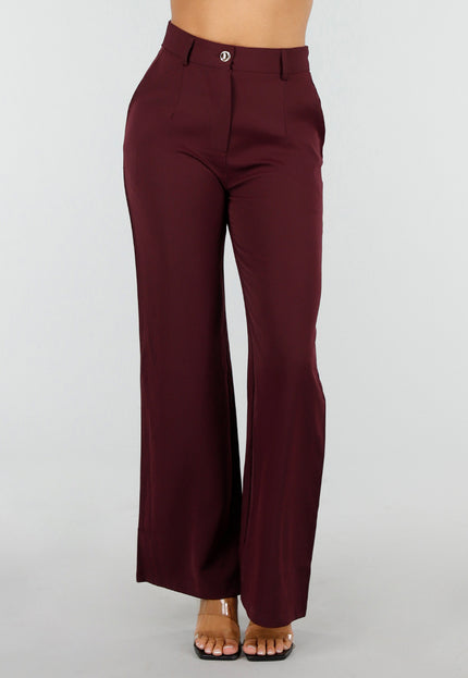 NEW150726 Bordeaux Wide Leg Broek