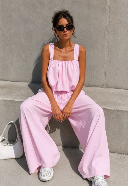 NEW150726 Lichtroze Stretch Two Piece Set