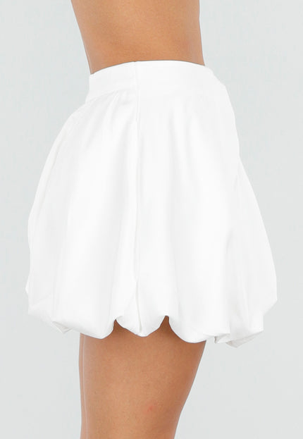 NEW150726 Witte Ballon Skort