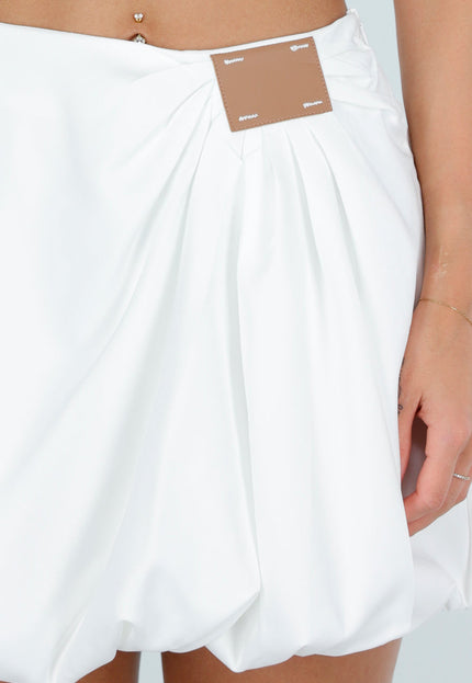 NEW150726 Witte Ballon Skort