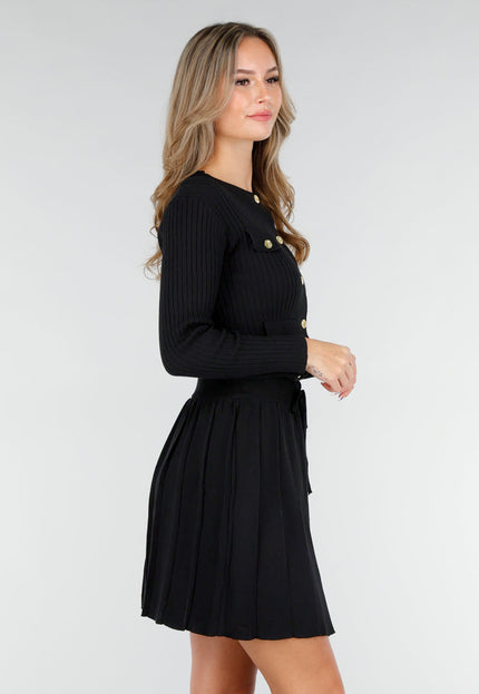 NEW151025 Zwarte Matchende Set met Stretch Rok