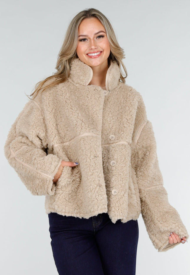 NEW151025 Beige Teddy Jas