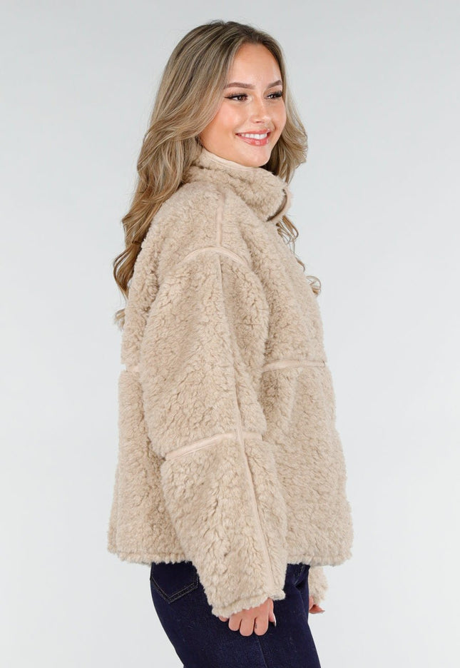 NEW151025 Beige Teddy Jas