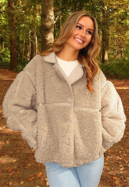 NEW151025 Beige Teddy Jas