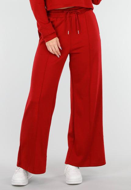 NEW151025 Bordeauxrode Lounge Broek