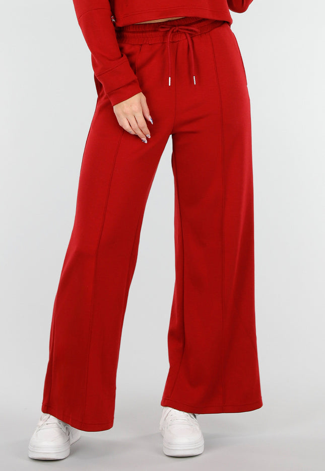 NEW151025 Bordeauxrode Lounge Broek