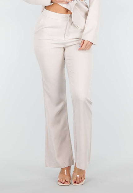 NEW151025 Crèmekleurig Blazer Pak